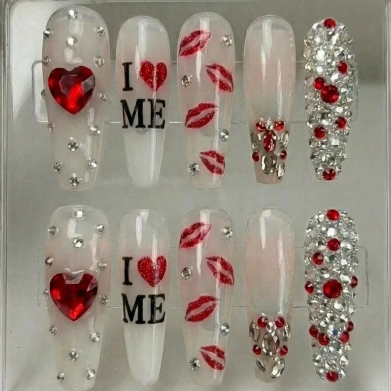 press on nails, custom press on nails, fake nails, Nails Art, stained glass nails, gold press on nails, 3d press on nails, luxury press on nails, handmade press on nails