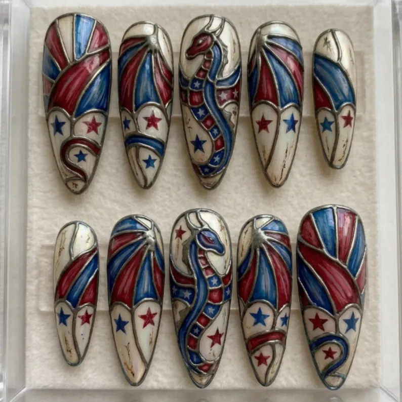 press on nails, custom press on nails, fake nails, Nails Art, stained glass nails, gold press on nails, 3d press on nails, luxury press on nails, handmade press on nails