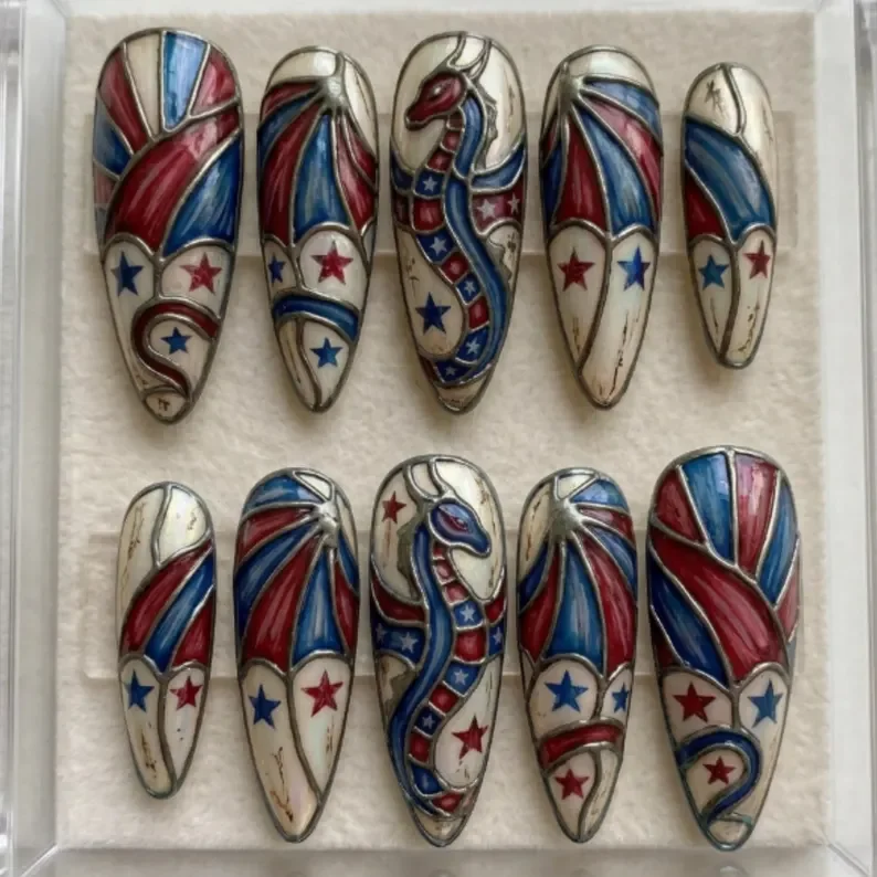 press on nails, custom press on nails, fake nails, Nails Art, stained glass nails, gold press on nails, 3d press on nails, luxury press on nails, handmade press on nails
