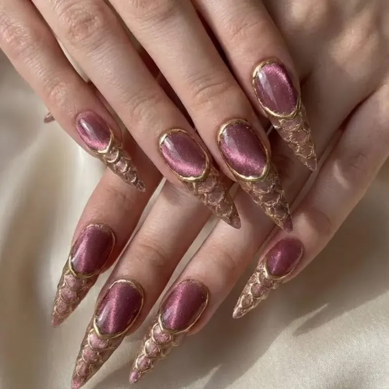 3D press ons, rose gold press ons, press on nails, custom press on nails, fake nails, Nails Art, stained glass nails, gold press on nails, 3d press on nails, luxury press on nails, handmade press on nails
