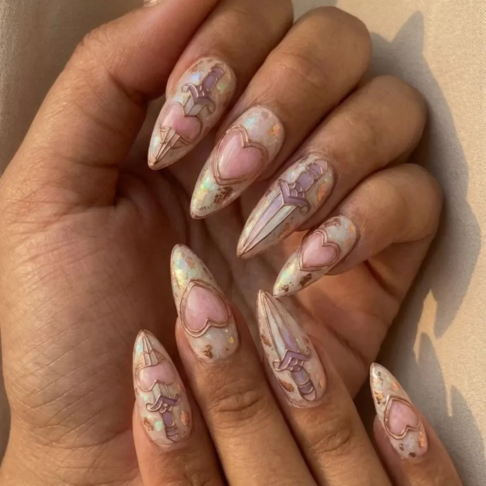handmade reusable, stained glass nail art, press on nails, custom press on nails, fake nails, Nails Art, stained glass nails, gold press on nails, 3d press on nails, luxury press on nails, handmade press on nails