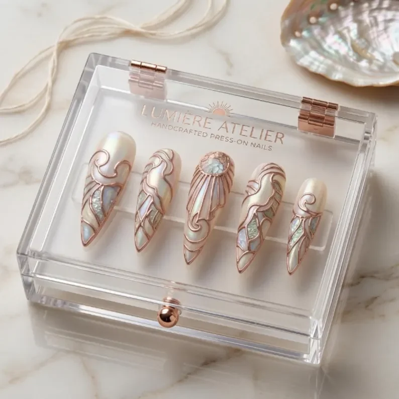 press on nails, custom press on nails, fake nails, Nails Art, stained glass nails, gold press on nails, 3d press on nails, luxury press on nails, handmade press on nails