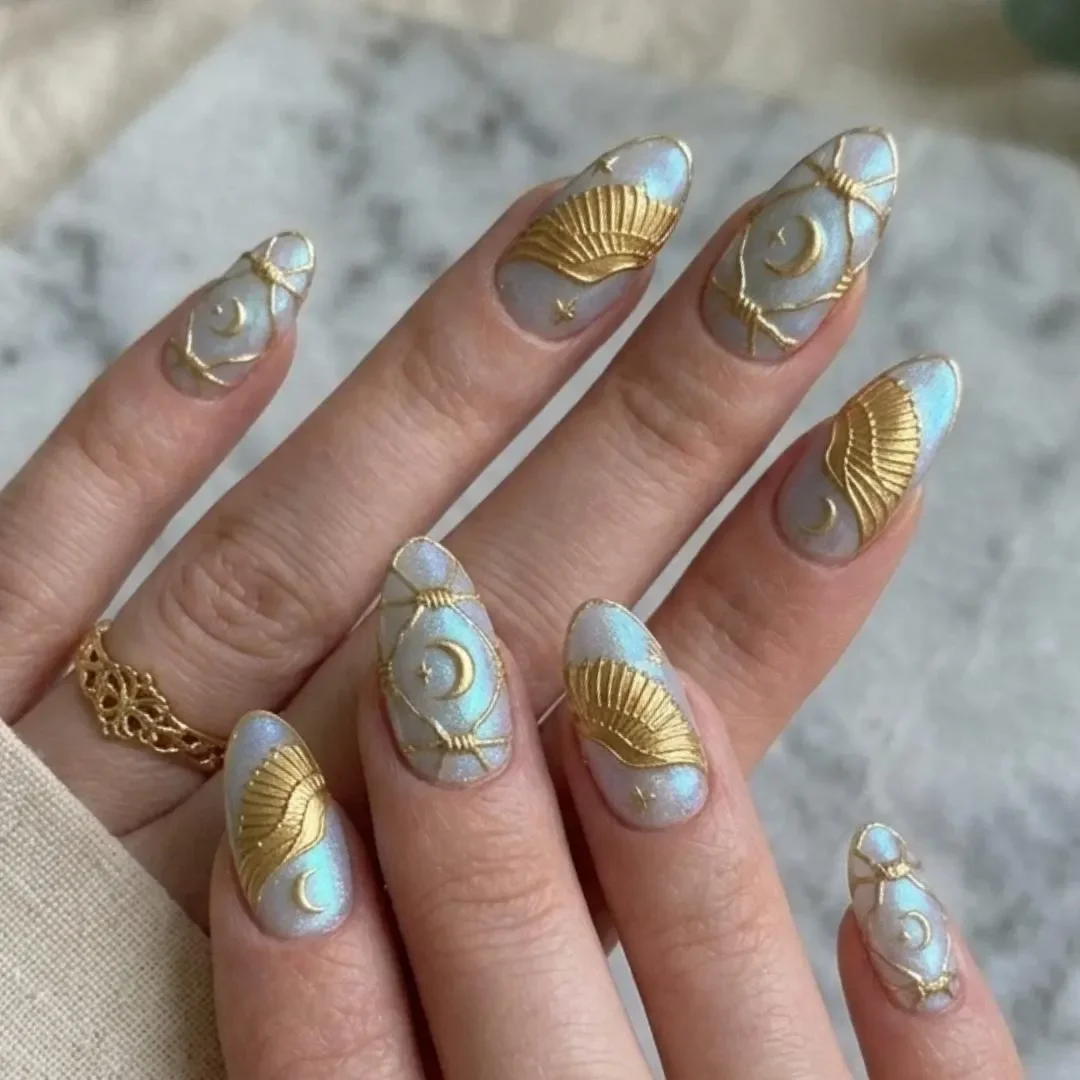 press on nails, custom press on nails, fake nails, Nails Art, stained glass nails, gold press on nails, 3d press on nails, luxury press on nails, handmade press on nails