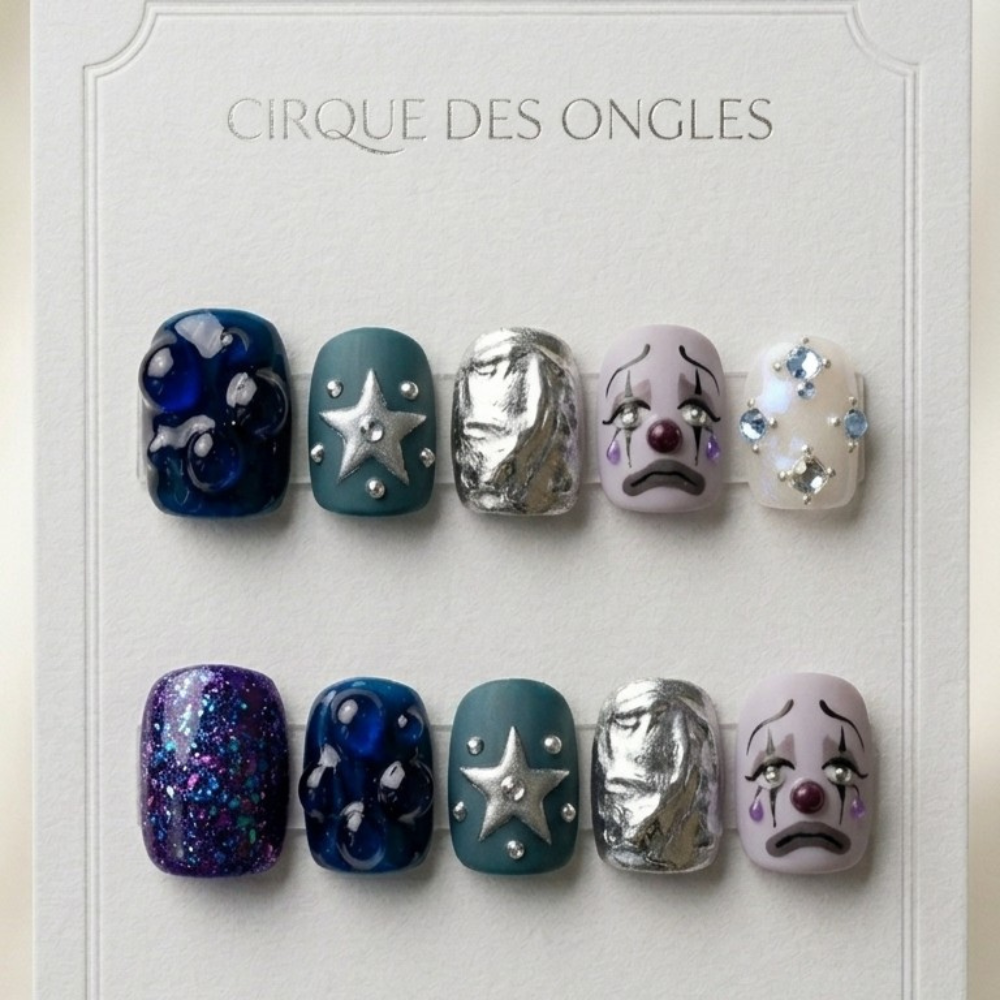 press on nails, custom press on nails, fake nails, Nails Art, stained glass nails, gold press on nails, 3d press on nails, luxury press on nails, handmade press on nails