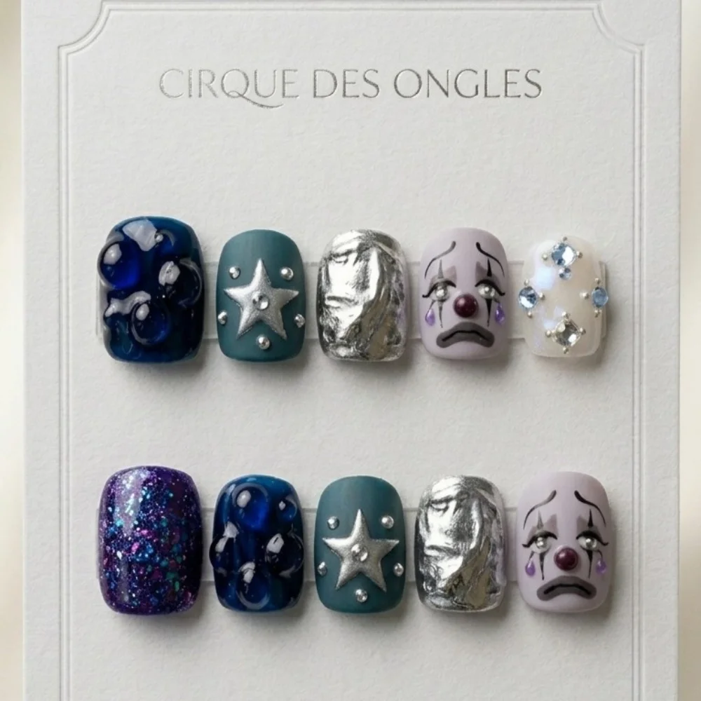 press on nails, custom press on nails, fake nails, Nails Art, stained glass nails, gold press on nails, 3d press on nails, luxury press on nails, handmade press on nails