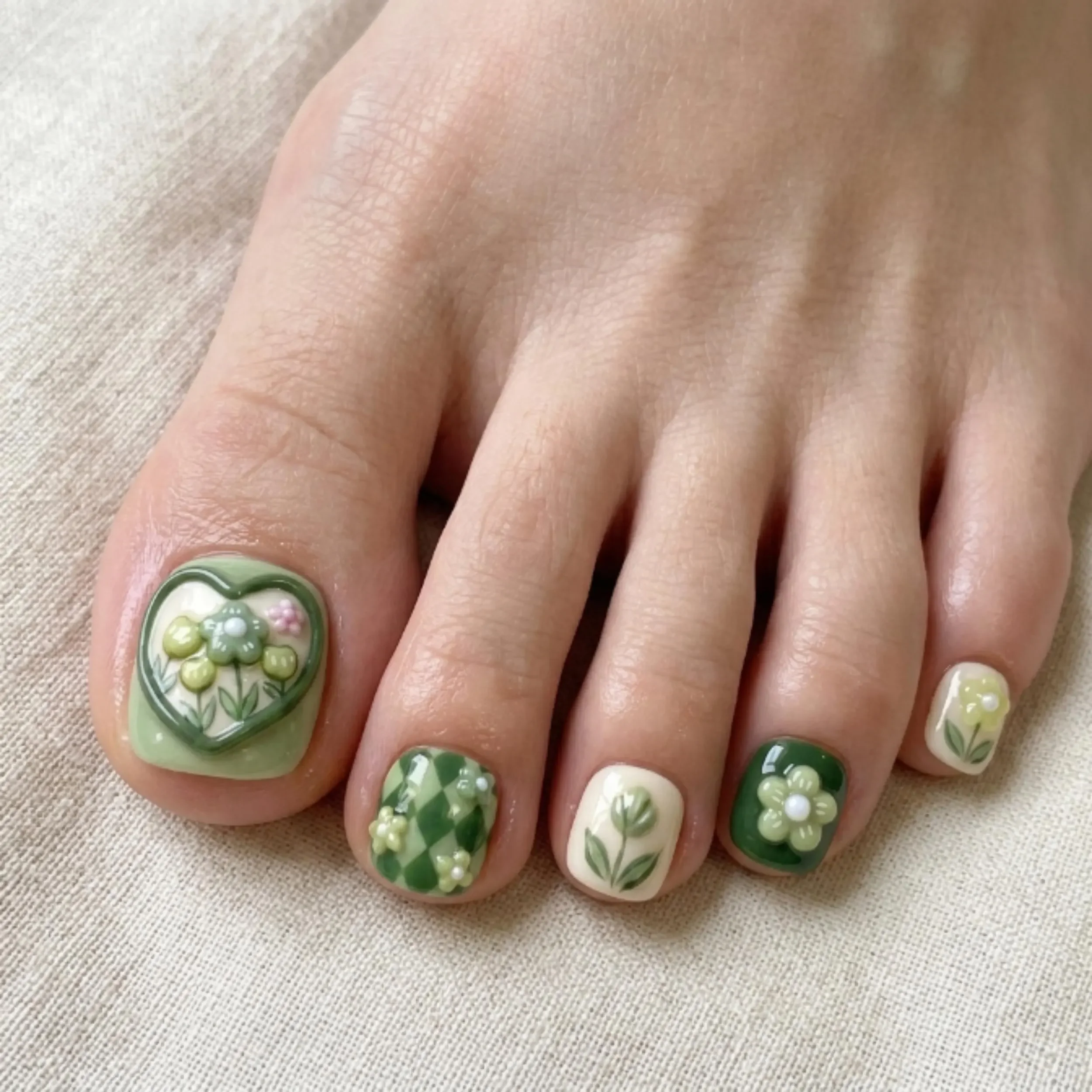 Press On Toes, Luxury Pedicure Set, press on nails, custom press on nails, fake nails, Nails Art, stained glass nails, gold press on nails, 3d press on nails, luxury press on nails, handmade press on nails