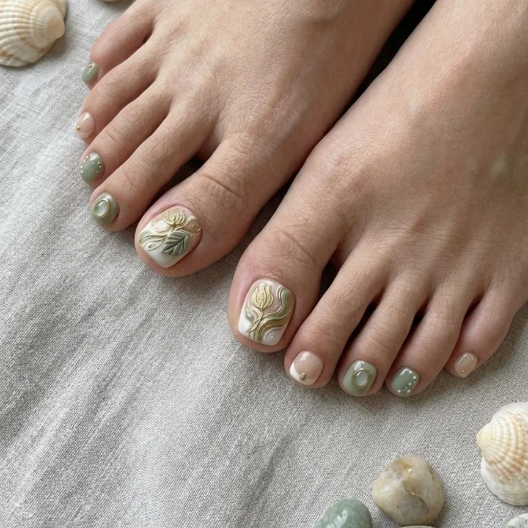 luxury 3D, gold floral, press on nails, custom press on nails, fake nails, Nails Art, stained glass nails, gold press on nails, 3d press on nails, luxury press on nails, handmade press on nails