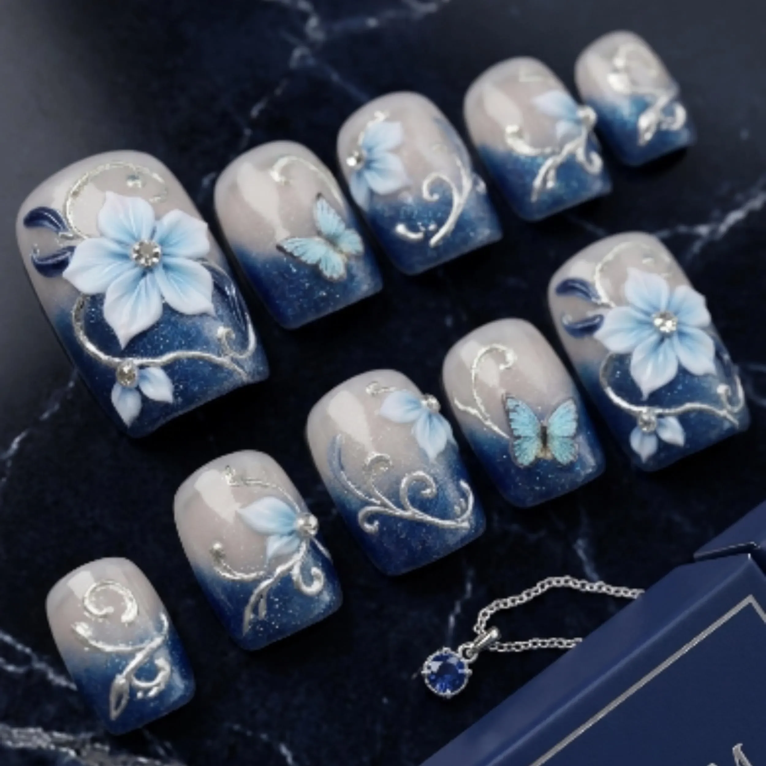 press on toes, cat eye pedicure, press on nails, custom press on nails, fake nails, Nails Art, stained glass nails, gold press on nails, 3d press on nails, luxury press on nails, handmade press on nails