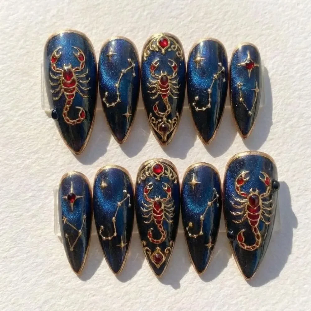 press on nails, custom press on nails, fake nails, Nails Art, stained glass nails, gold press on nails, 3d press on nails, luxury press on nails, handmade press on nails