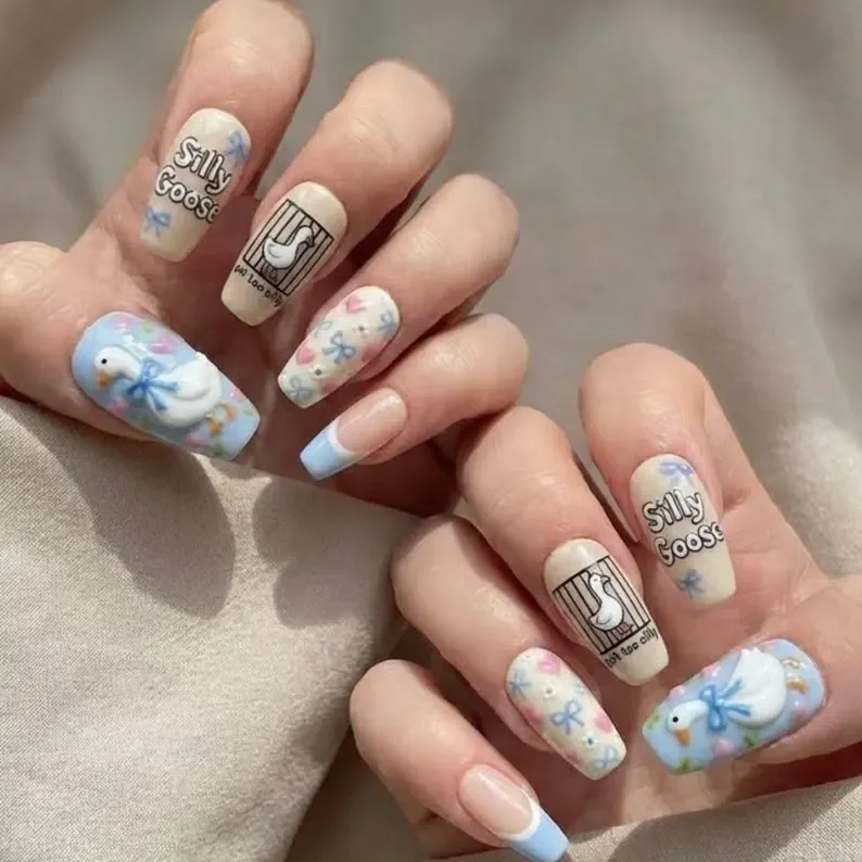 gel nail set, meme nail art, press on nails, custom press on nails, fake nails, Nails Art, stained glass nails, gold press on nails, 3d press on nails, luxury press on nails, handmade press on nails