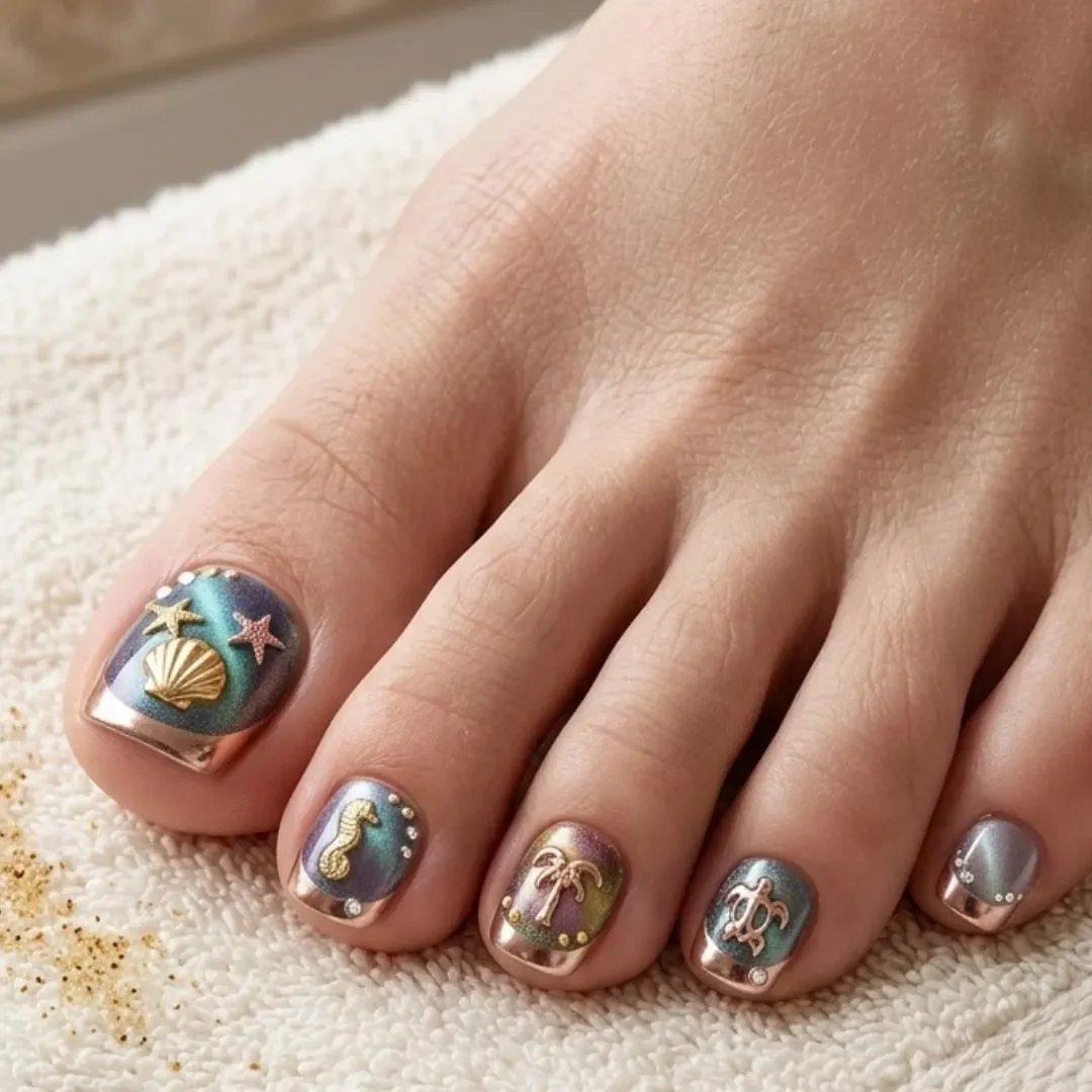 press on toes, luxury pedicure, press on nails, custom press on nails, fake nails, Nails Art, stained glass nails, gold press on nails, 3d press on nails, luxury press on nails, handmade press on nails