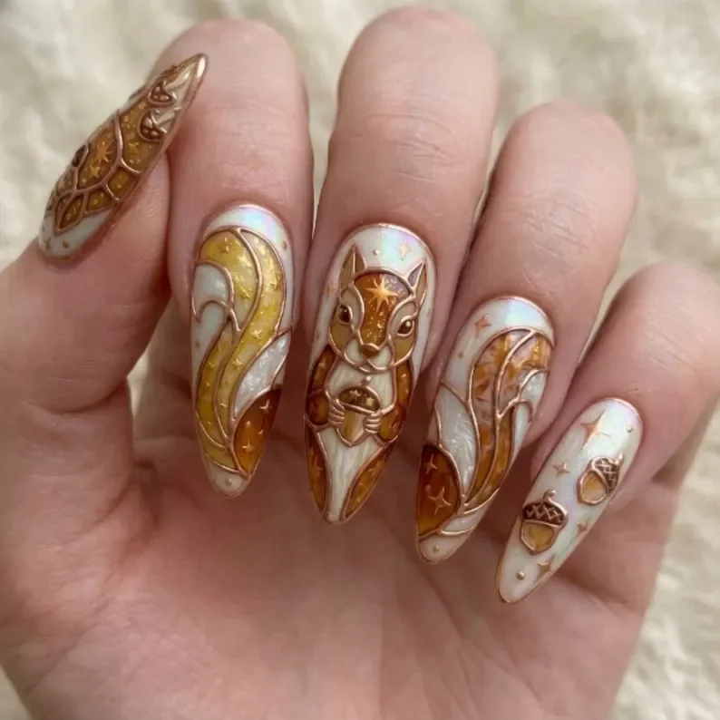 press on nails, custom press on nails, fake nails, Nails Art, stained glass nails, gold press on nails, 3d press on nails, luxury press on nails, handmade press on nails