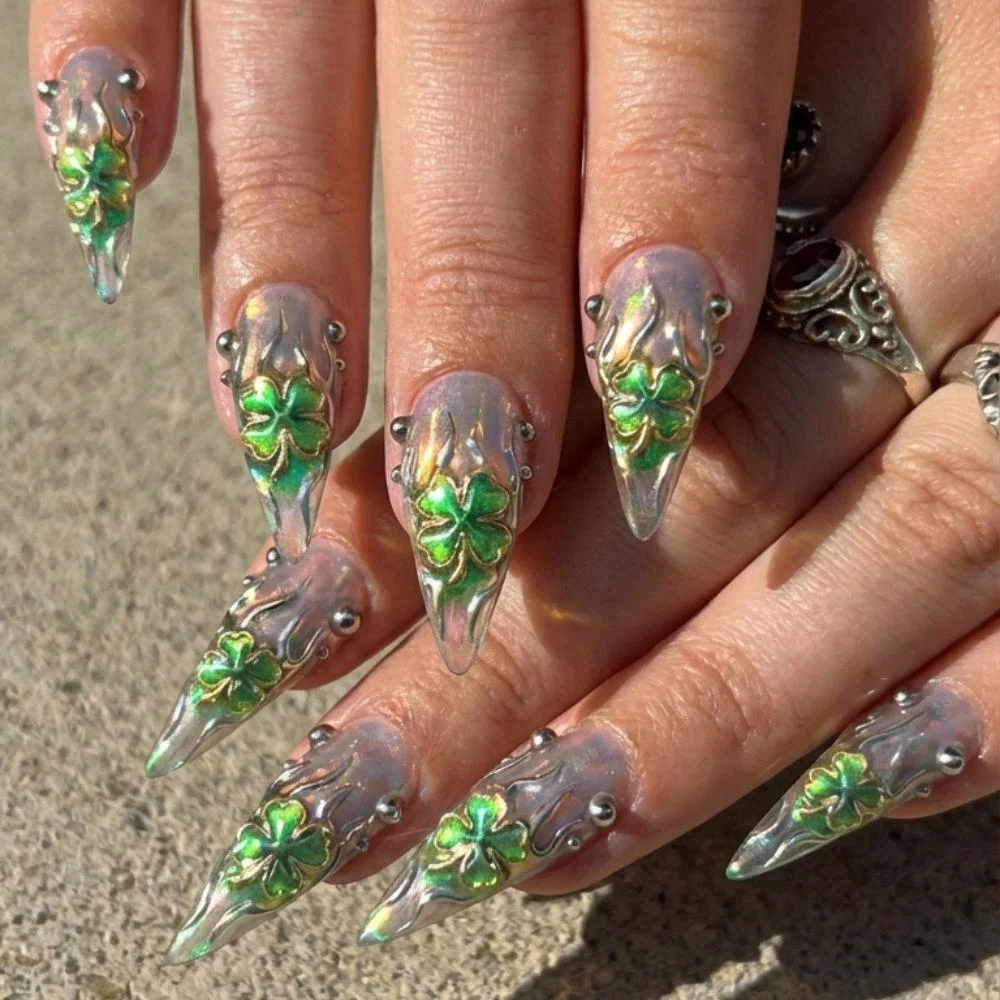 press on nails, custom press on nails, fake nails, Nails Art, stained glass nails, gold press on nails, 3d press on nails, luxury press on nails, handmade press on nails