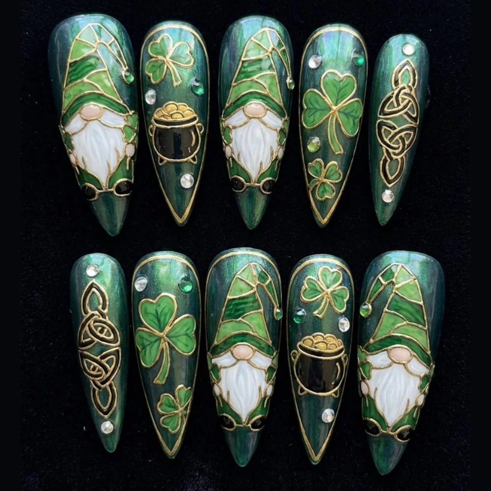 press on nails, custom press on nails, fake nails, Nails Art, stained glass nails, gold press on nails, 3d press on nails, luxury press on nails, handmade press on nails