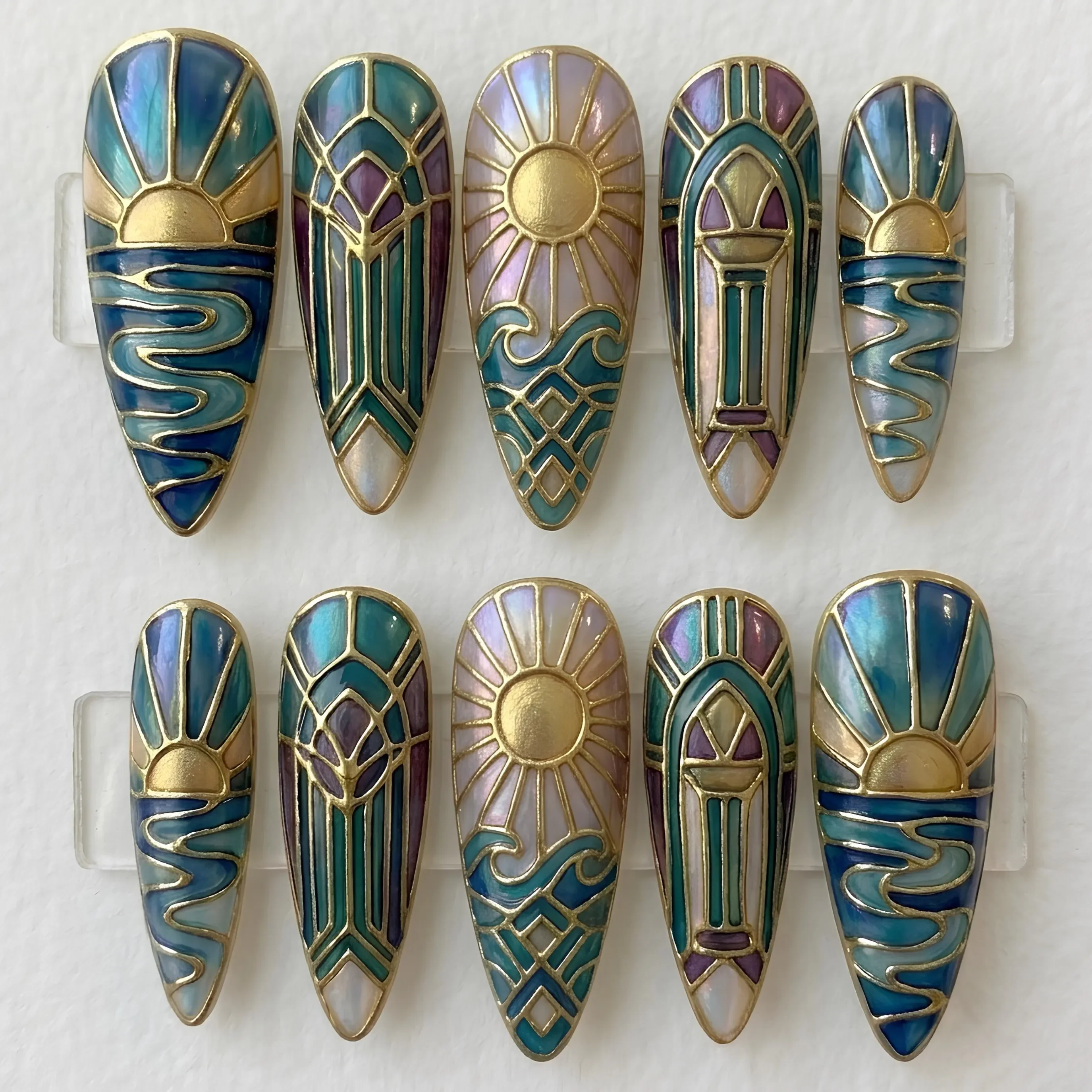press on nails, custom press on nails, fake nails, Nails Art, stained glass nails, gold press on nails, 3d press on nails, luxury press on nails, handmade press on nails