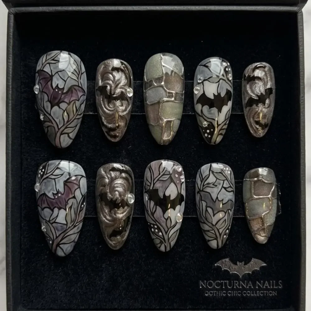 press on nails, custom press on nails, fake nails, Nails Art, stained glass nails, gold press on nails, 3d press on nails, luxury press on nails, handmade press on nails