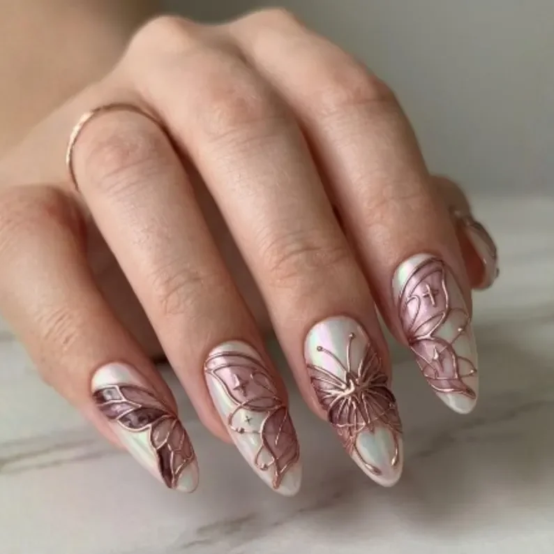 press on nails, custom press on nails, fake nails, Nails Art, stained glass nails, gold press on nails, 3d press on nails, luxury press on nails, handmade press on nails