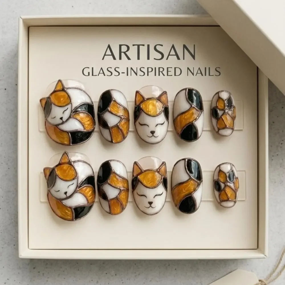press on nails, custom press on nails, fake nails, Nails Art, stained glass nails, gold press on nails, 3d press on nails, luxury press on nails, handmade press on nails