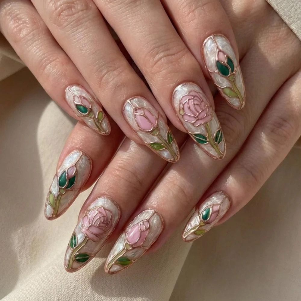 press on nails, custom press on nails, fake nails, Nails Art, stained glass nails, gold press on nails, 3d press on nails, luxury press on nails, handmade press on nails