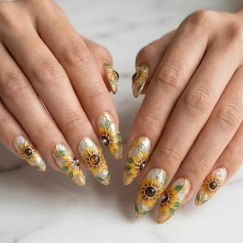 press on nails, custom press on nails, fake nails, Nails Art, stained glass nails, gold press on nails, 3d press on nails, luxury press on nails, handmade press on nails