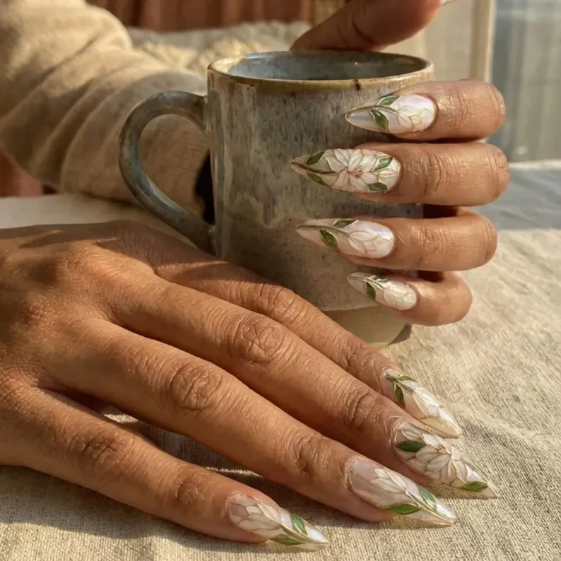 copper nail art, wedding nail set, press on nails, custom press on nails, fake nails, Nails Art, stained glass nails, gold press on nails, 3d press on nails, luxury press on nails, handmade press on nails