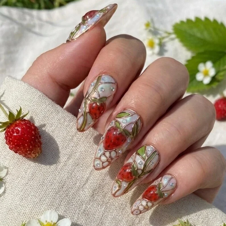 press on nails, custom press on nails, fake nails, Nails Art, stained glass nails, gold press on nails, 3d press on nails, luxury press on nails, handmade press on nails