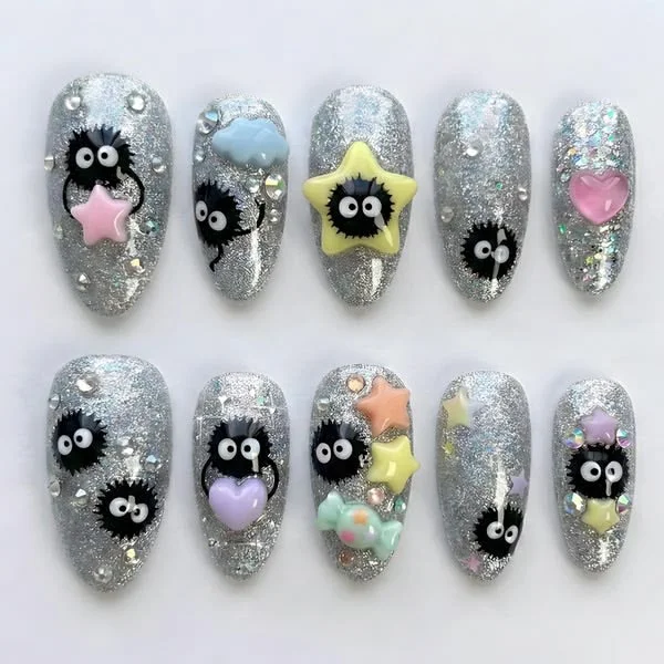 press on nails, custom press on nails, fake nails, Nails Art, stained glass nails, gold press on nails, 3d press on nails, luxury press on nails, handmade press on nails