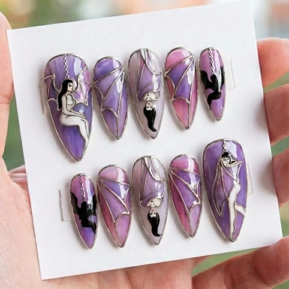 press on nails, custom press on nails, fake nails, Nails Art, stained glass nails, gold press on nails, 3d press on nails, luxury press on nails, handmade press on nails