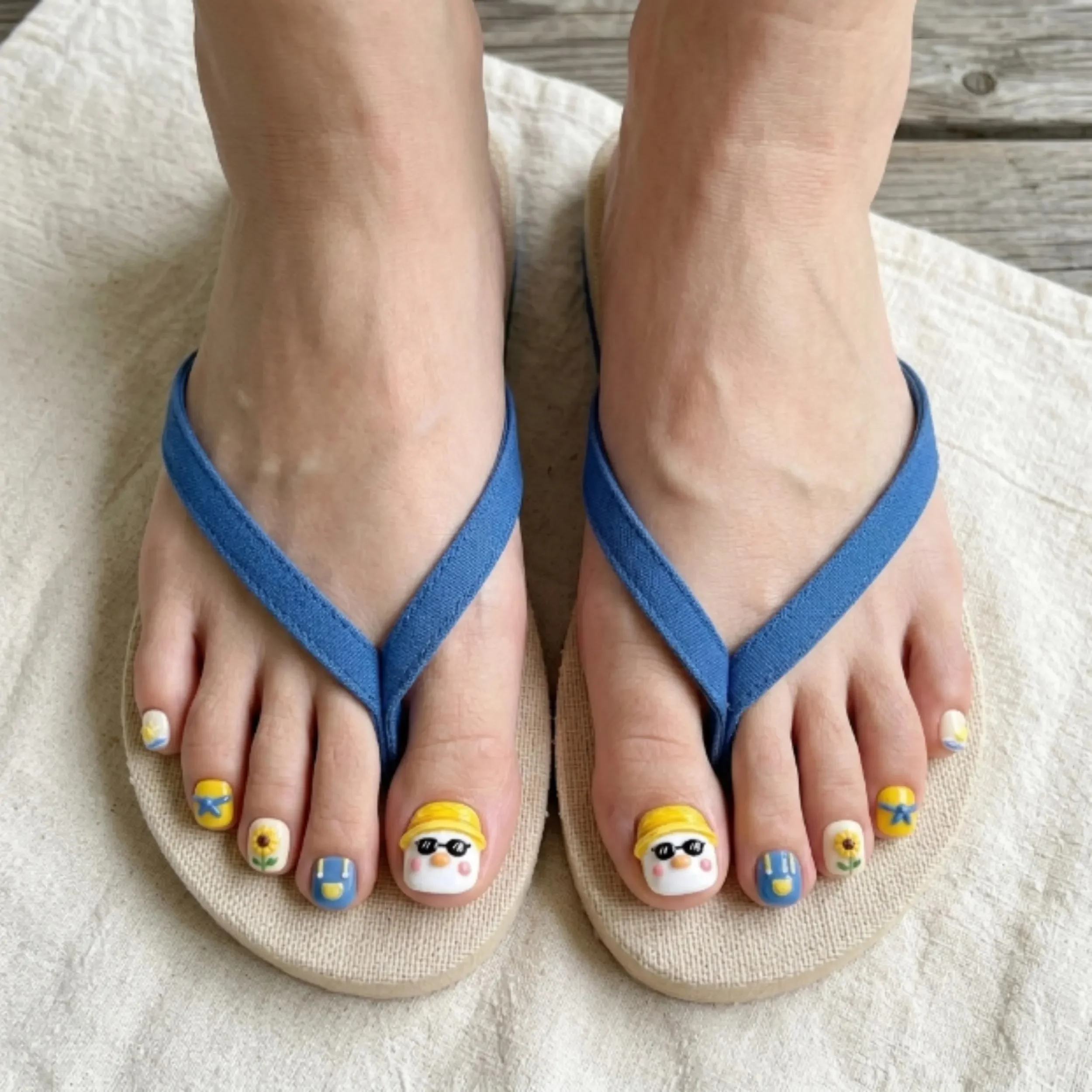 pedicure set, kawaii summer, press on nails, custom press on nails, fake nails, Nails Art, stained glass nails, gold press on nails, 3d press on nails, luxury press on nails, handmade press on nails