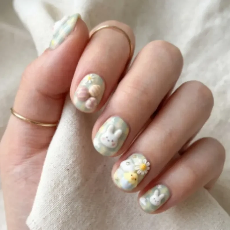 press on nails, custom press on nails, fake nails, Nails Art, stained glass nails, gold press on nails, 3d press on nails, luxury press on nails, handmade press on nails