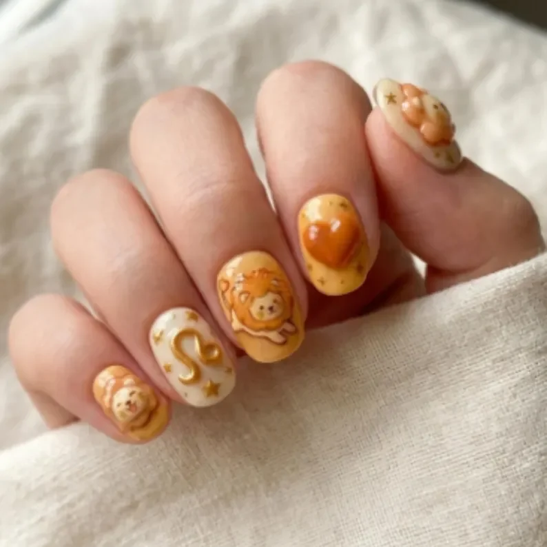 press on nails, custom press on nails, fake nails, Nails Art, stained glass nails, gold press on nails, 3d press on nails, luxury press on nails, handmade press on nails