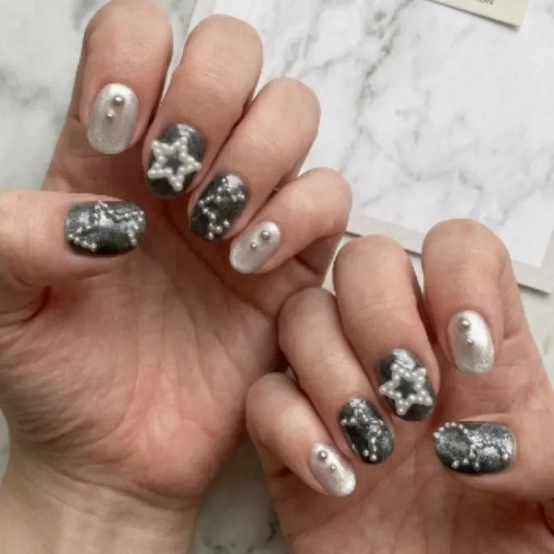press on nails, custom press on nails, fake nails, Nails Art, stained glass nails, gold press on nails, 3d press on nails, luxury press on nails, handmade press on nails