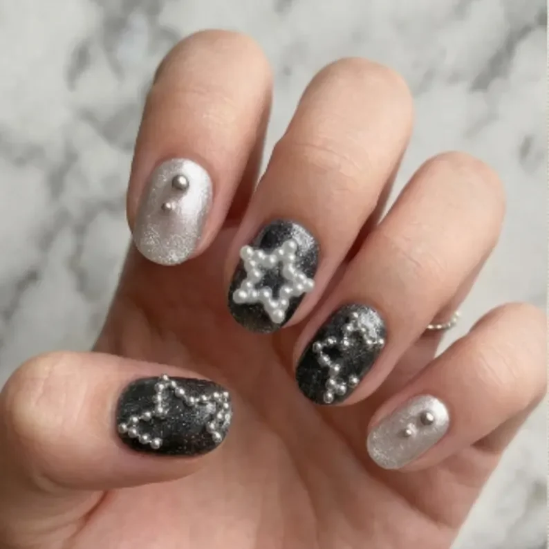 press on nails, custom press on nails, fake nails, Nails Art, stained glass nails, gold press on nails, 3d press on nails, luxury press on nails, handmade press on nails