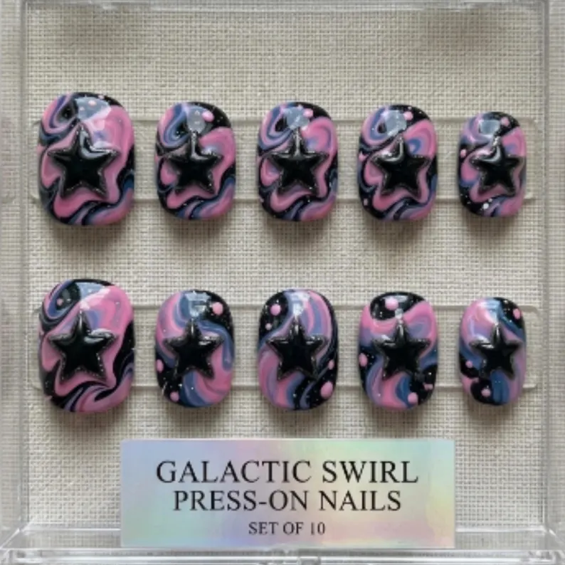 Press On Nails, Y2K Nail Art, press on nails, custom press on nails, fake nails, Nails Art, stained glass nails, gold press on nails, 3d press on nails, luxury press on nails, handmade press on nails