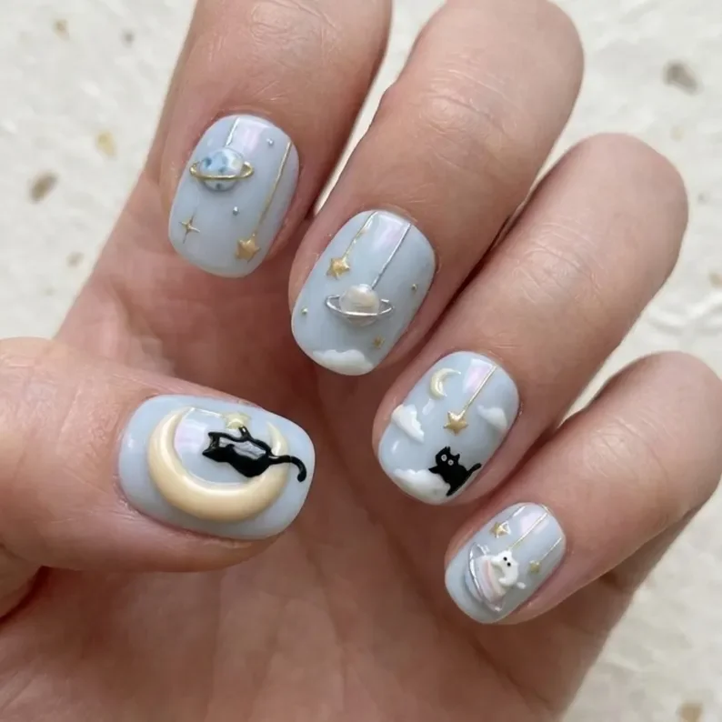 press on nails, custom press on nails, fake nails, Nails Art, stained glass nails, gold press on nails, 3d press on nails, luxury press on nails, handmade press on nails