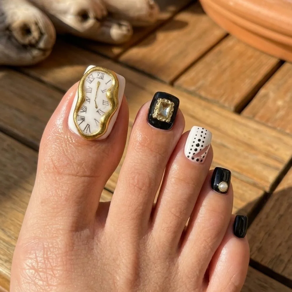 pedicure, gold frame, press on nails, custom press on nails, fake nails, Nails Art, stained glass nails, gold press on nails, 3d press on nails, luxury press on nails, handmade press on nails
