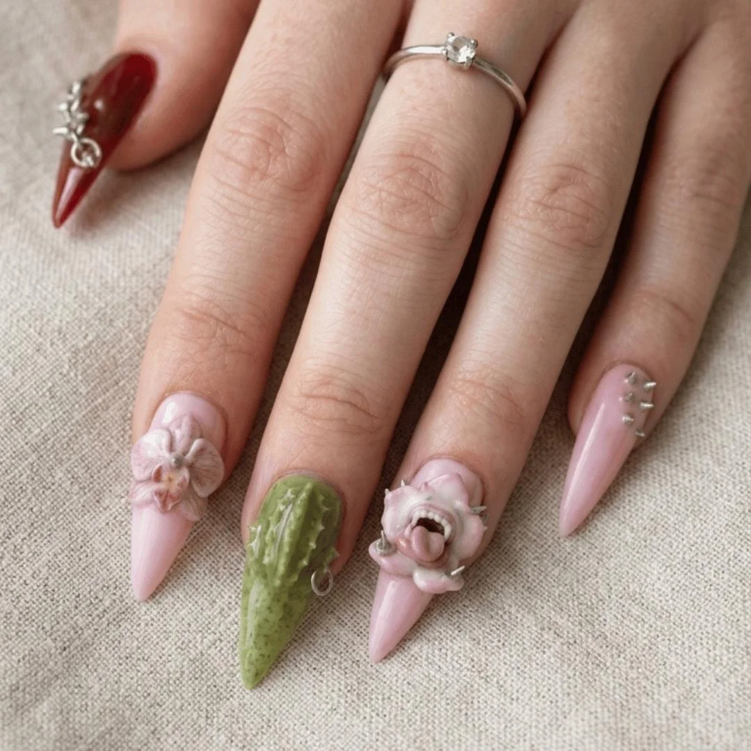 press on nails, custom press on nails, fake nails, Nails Art, stained glass nails, gold press on nails, 3d press on nails, luxury press on nails, handmade press on nails