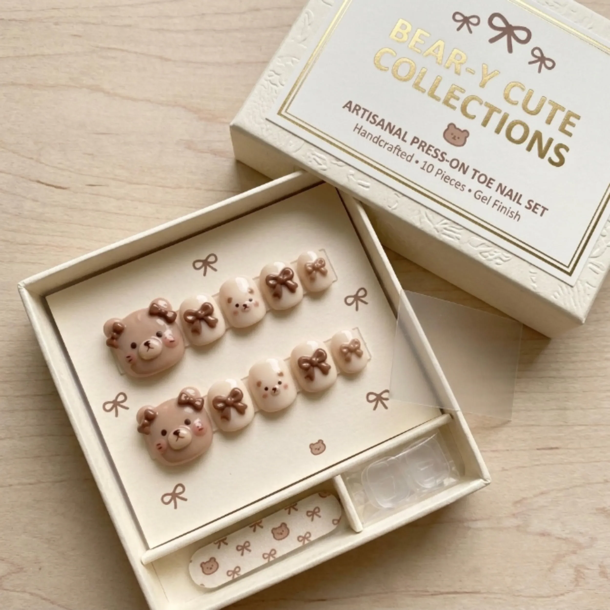 3d press ons, teddy bows, press on nails, custom press on nails, fake nails, Nails Art, stained glass nails, gold press on nails, 3d press on nails, luxury press on nails, handmade press on nails