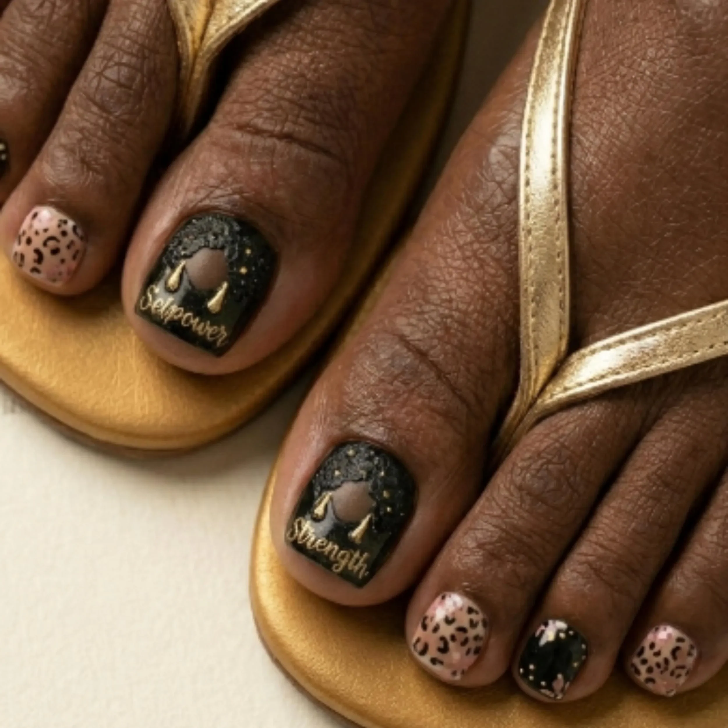 black excellence nails, press on toe nails, press on nails, custom press on nails, fake nails, Nails Art, stained glass nails, gold press on nails, 3d press on nails, luxury press on nails, handmade press on nails
