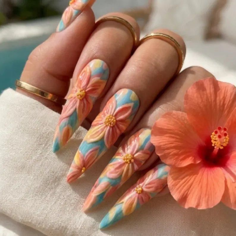 press on nails, custom press on nails, fake nails, Nails Art, stained glass nails, gold press on nails, 3d press on nails, luxury press on nails, handmade press on nails