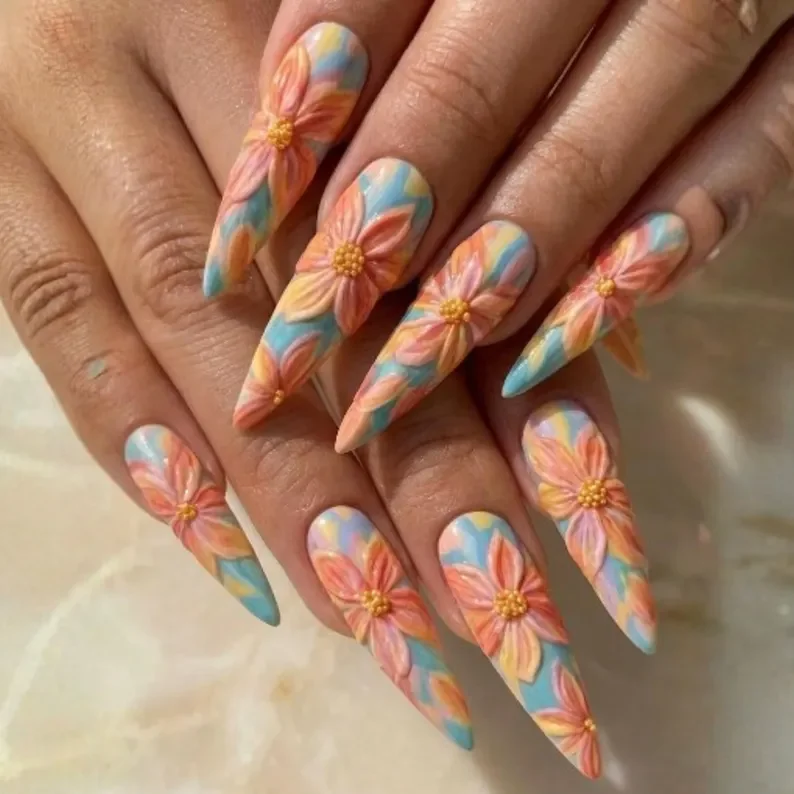 press on nails, custom press on nails, fake nails, Nails Art, stained glass nails, gold press on nails, 3d press on nails, luxury press on nails, handmade press on nails