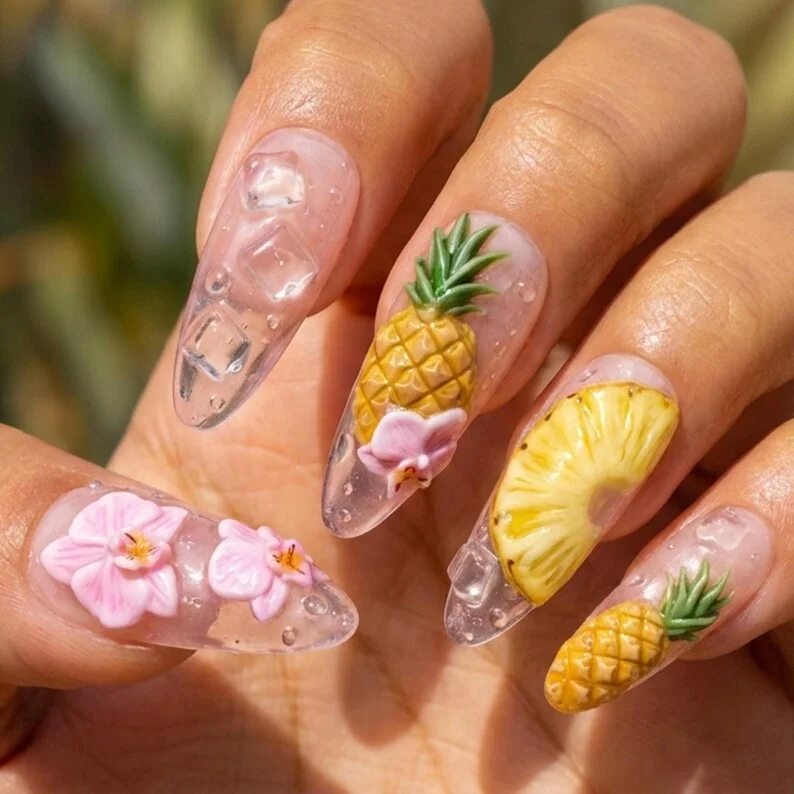 press on nails, custom press on nails, fake nails, Nails Art, stained glass nails, gold press on nails, 3d press on nails, luxury press on nails, handmade press on nails