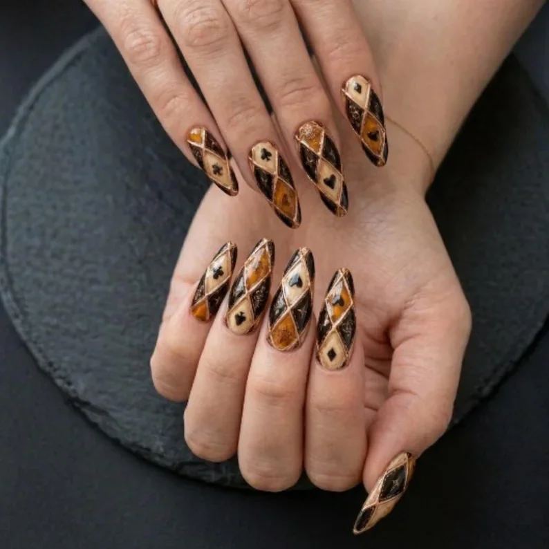 press on nails, custom press on nails, fake nails, Nails Art, stained glass nails, gold press on nails, 3d press on nails, luxury press on nails, handmade press on nails
