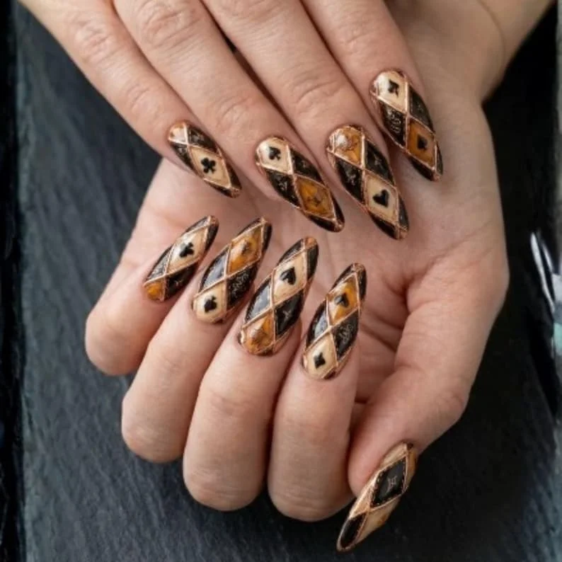 press on nails, custom press on nails, fake nails, Nails Art, stained glass nails, gold press on nails, 3d press on nails, luxury press on nails, handmade press on nails