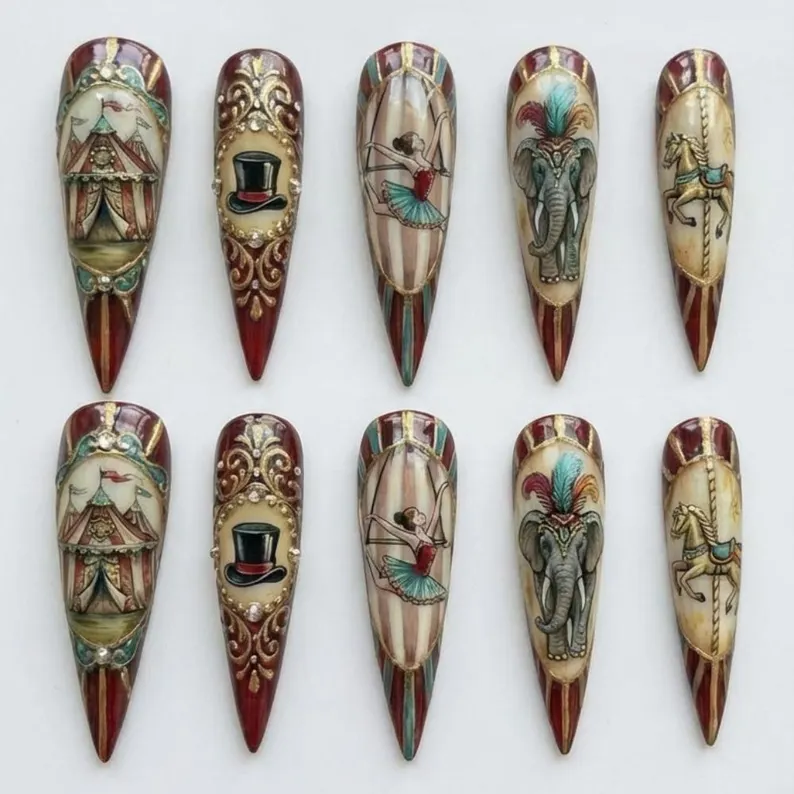 stained glass nails, press on nails, custom press on nails, fake nails, Nails Art, gold press on nails, 3d press on nails, luxury press on nails, handmade press on nails