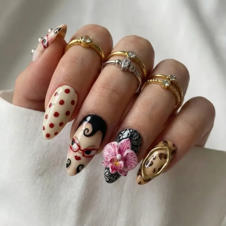 press on nails, custom press on nails, fake nails, Nails Art, stained glass nails, gold press on nails, 3d press on nails, luxury press on nails, handmade press on nails