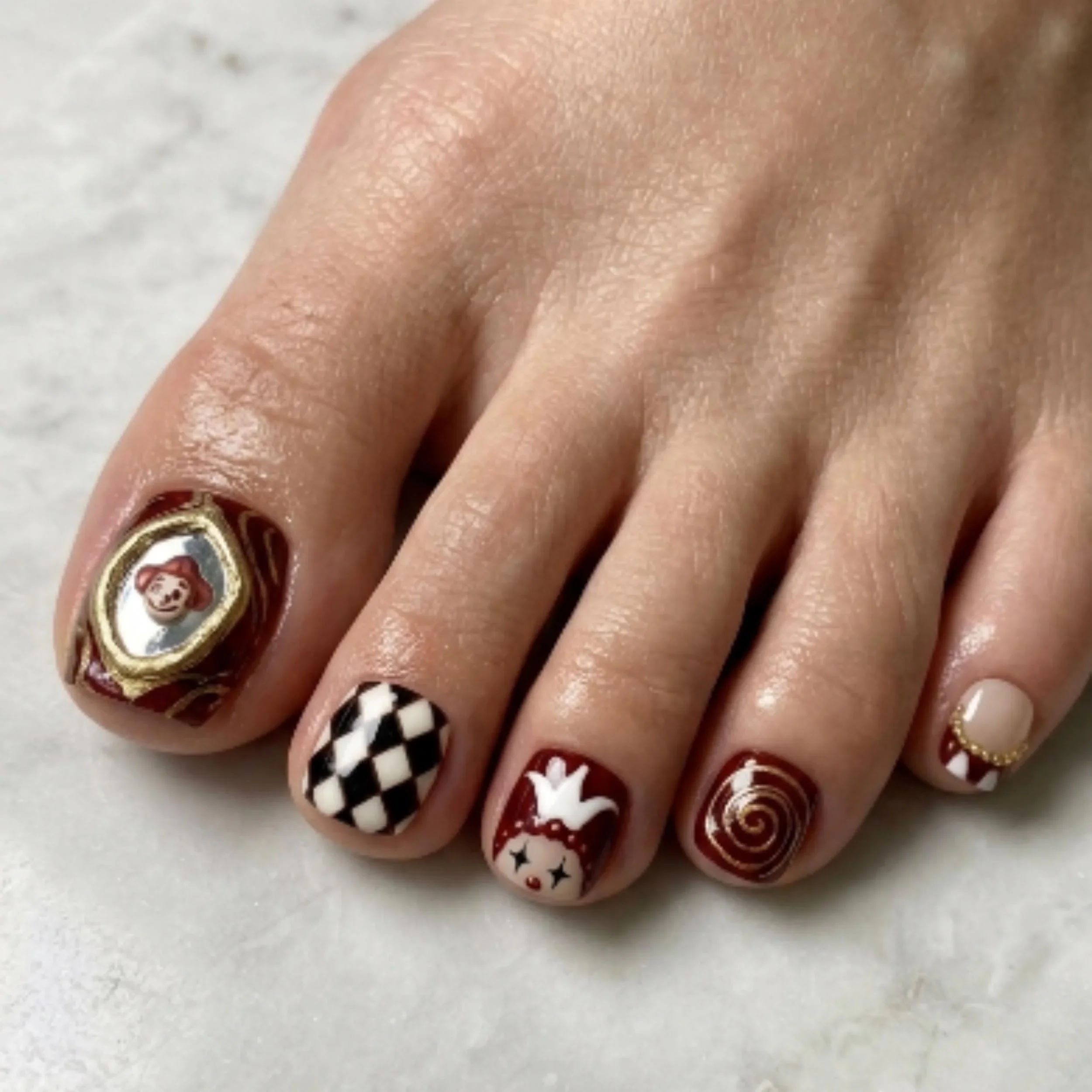 3D press on, burgundy gold, press on nails, custom press on nails, fake nails, Nails Art, stained glass nails, gold press on nails, 3d press on nails, luxury press on nails, handmade press on nails