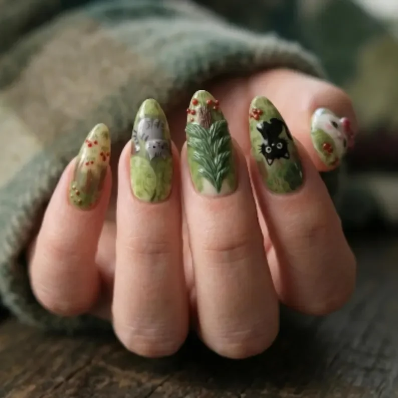 press on nails, artisan nail set, custom press on nails, fake nails, Nails Art, stained glass nails, gold press on nails, 3d press on nails, luxury press on nails, handmade press on nails