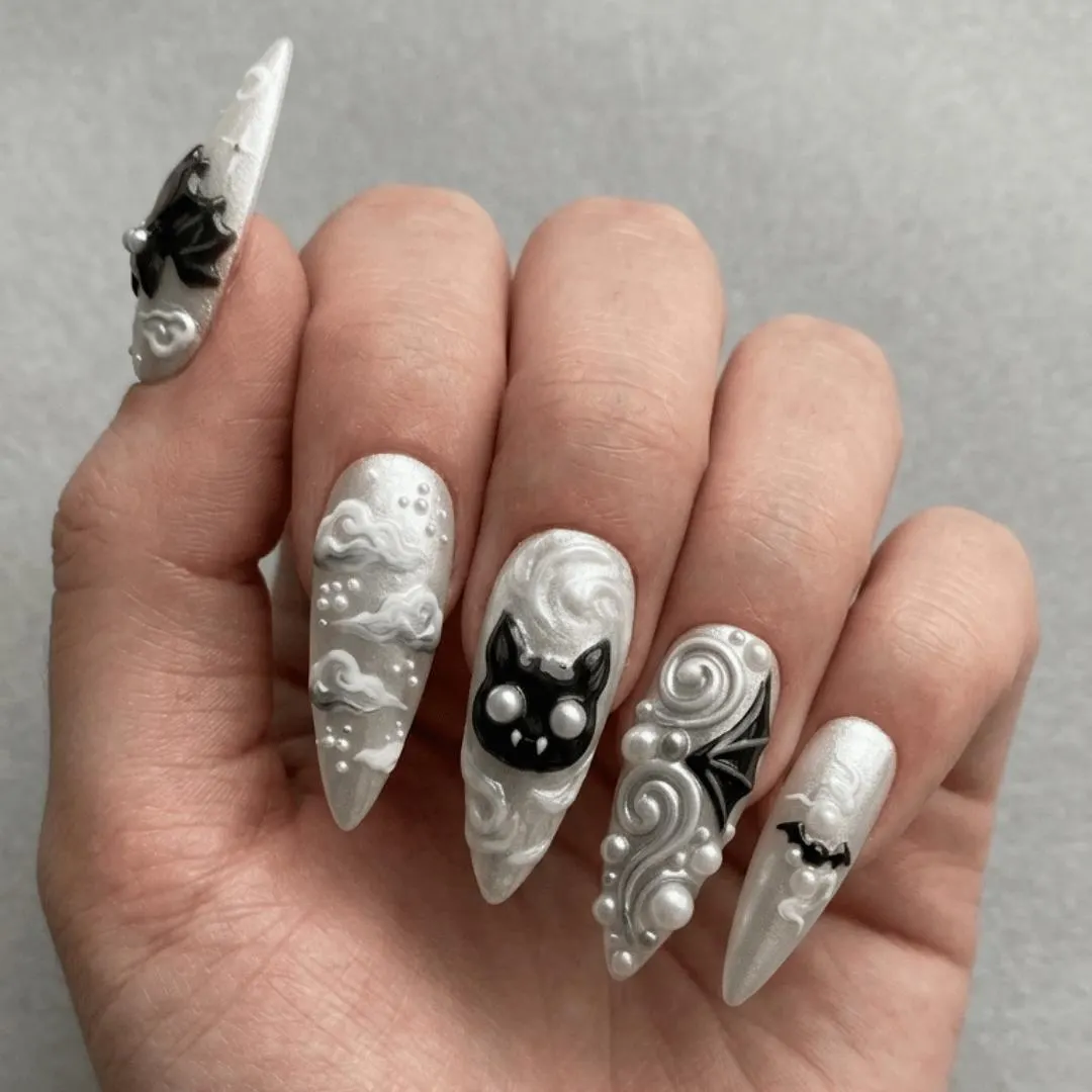 press on nails, custom press on nails, fake nails, Nails Art, stained glass nails, gold press on nails, 3d press on nails, luxury press on nails, handmade press on nails