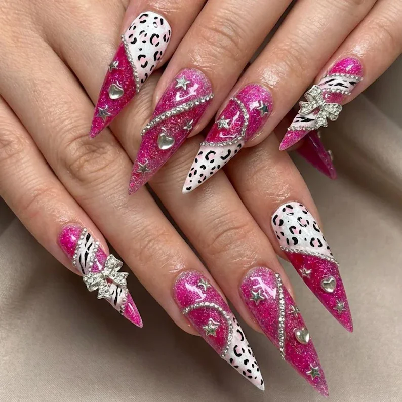 press on nails, custom press on nails, fake nails, Nails Art, stained glass nails, gold press on nails, 3d press on nails, luxury press on nails, handmade press on nails